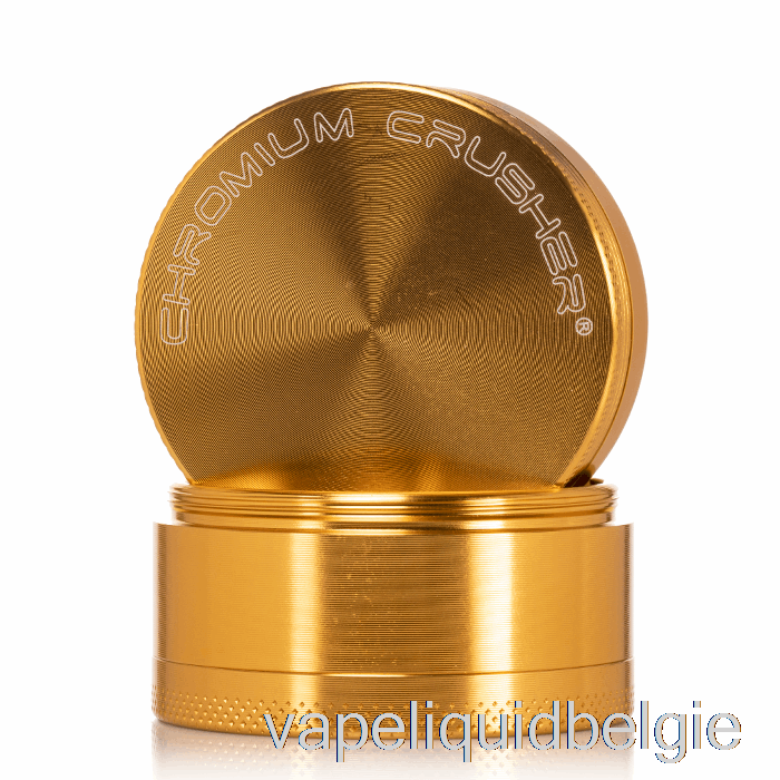 Vape Vloeibare Chroombreker 2,2 Inch 4-delige Molen Goud